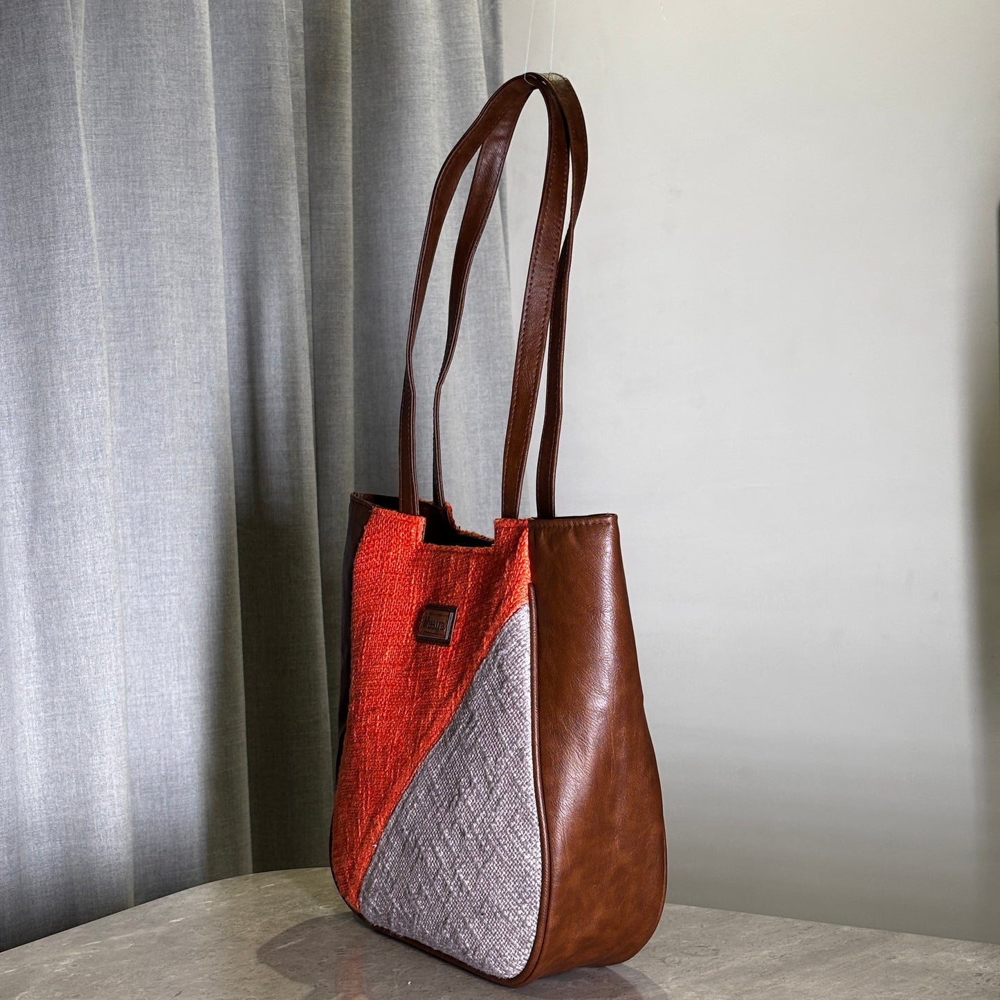 Fanta Geometry Mania Tote with Initial Customization