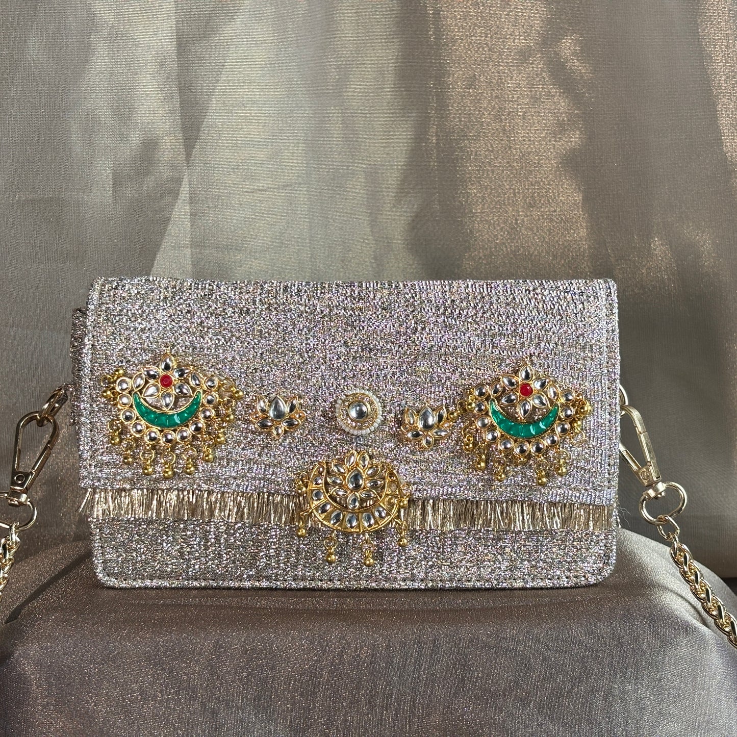 Chand Bali-Kundan Clutch