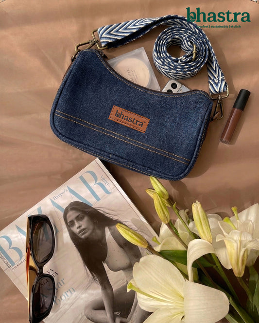 Vintage Embroidery-Deep Denim Sling