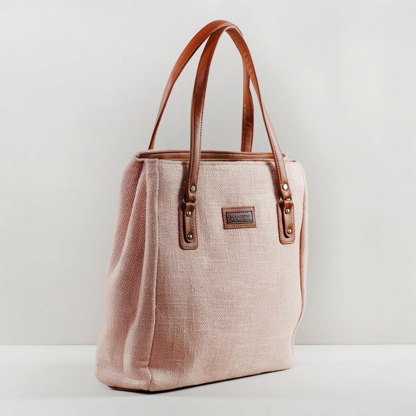 RoseGold Three Pocket Tote Combo(Includes tote and glass case)