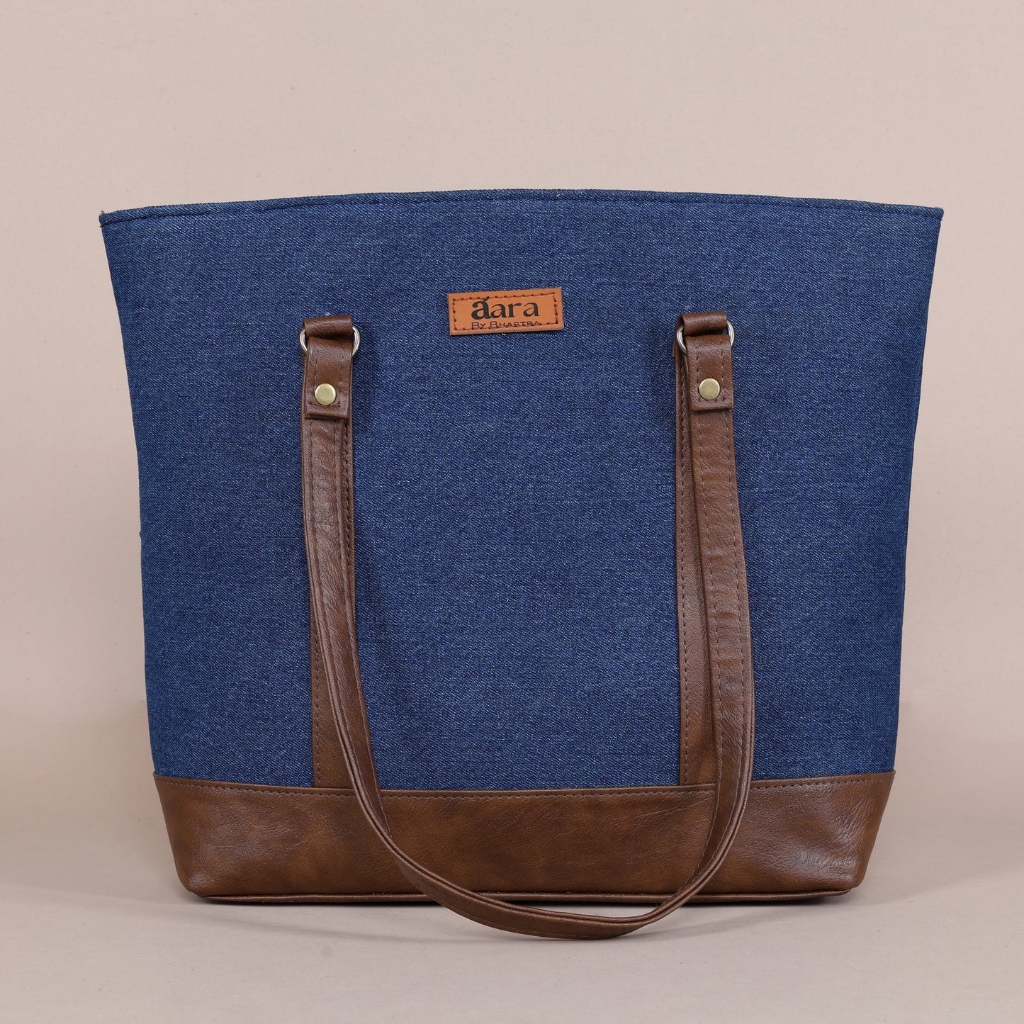 Classic Denim Tote-Blue