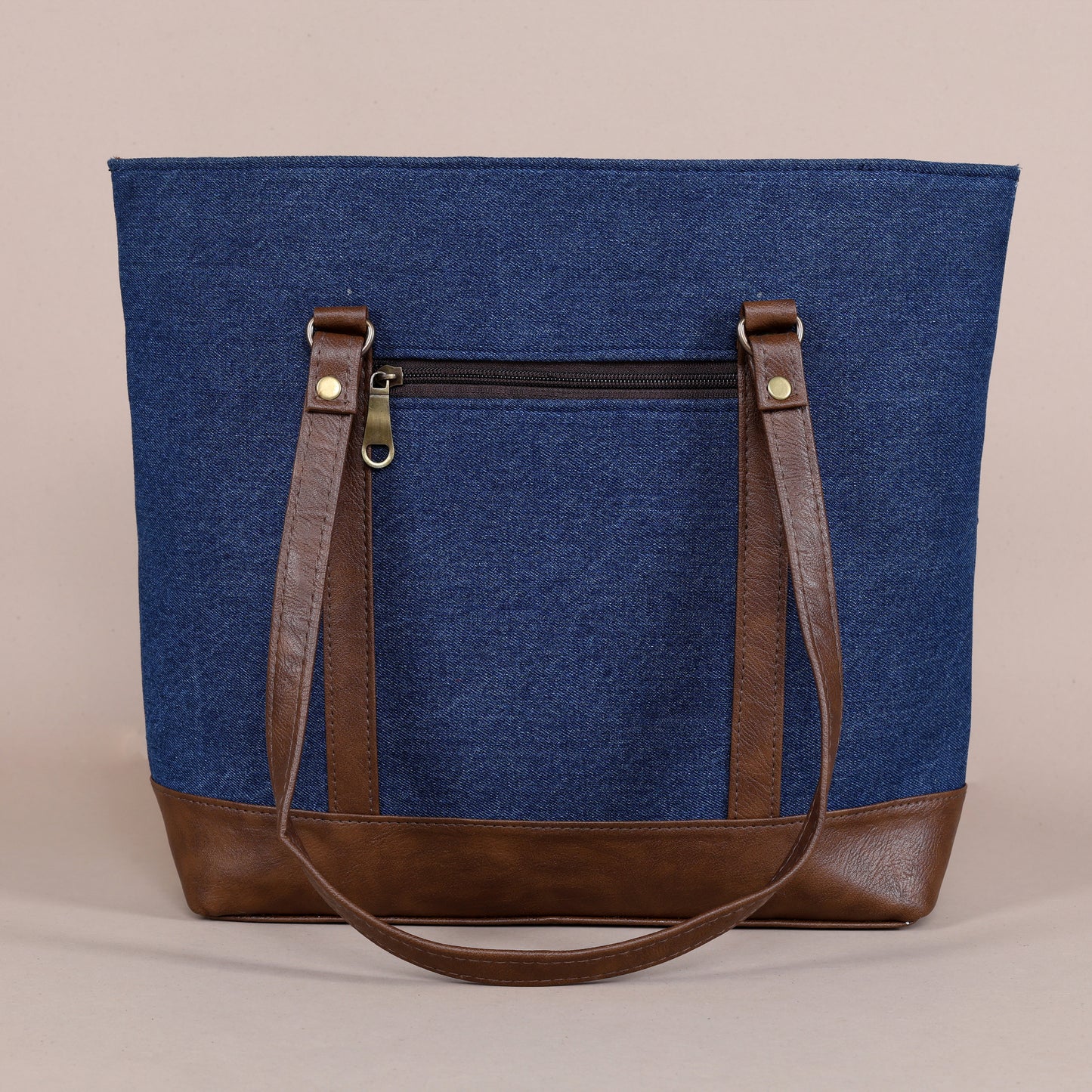 Classic Denim Tote-Blue