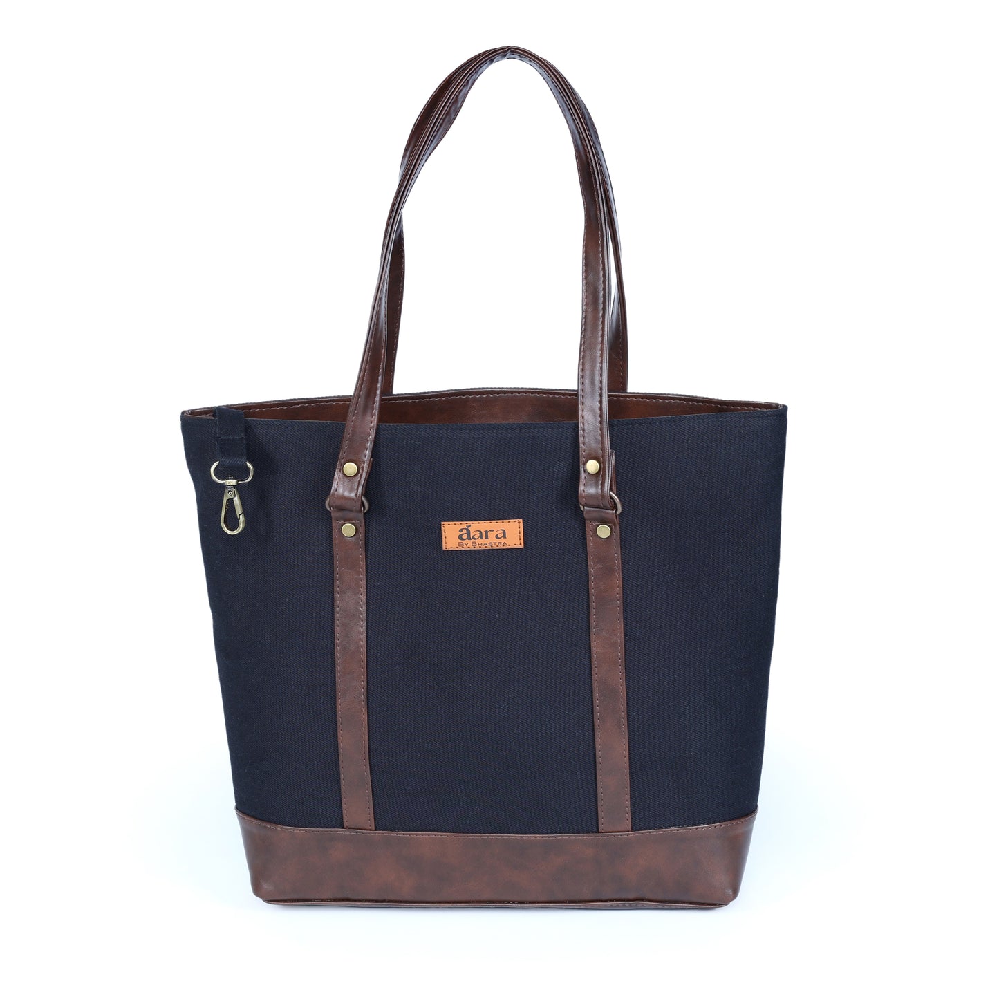 Classic Denim Tote-Black