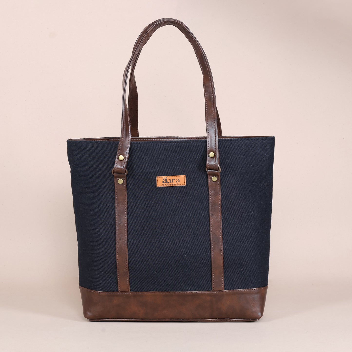 Classic Denim Tote-Black