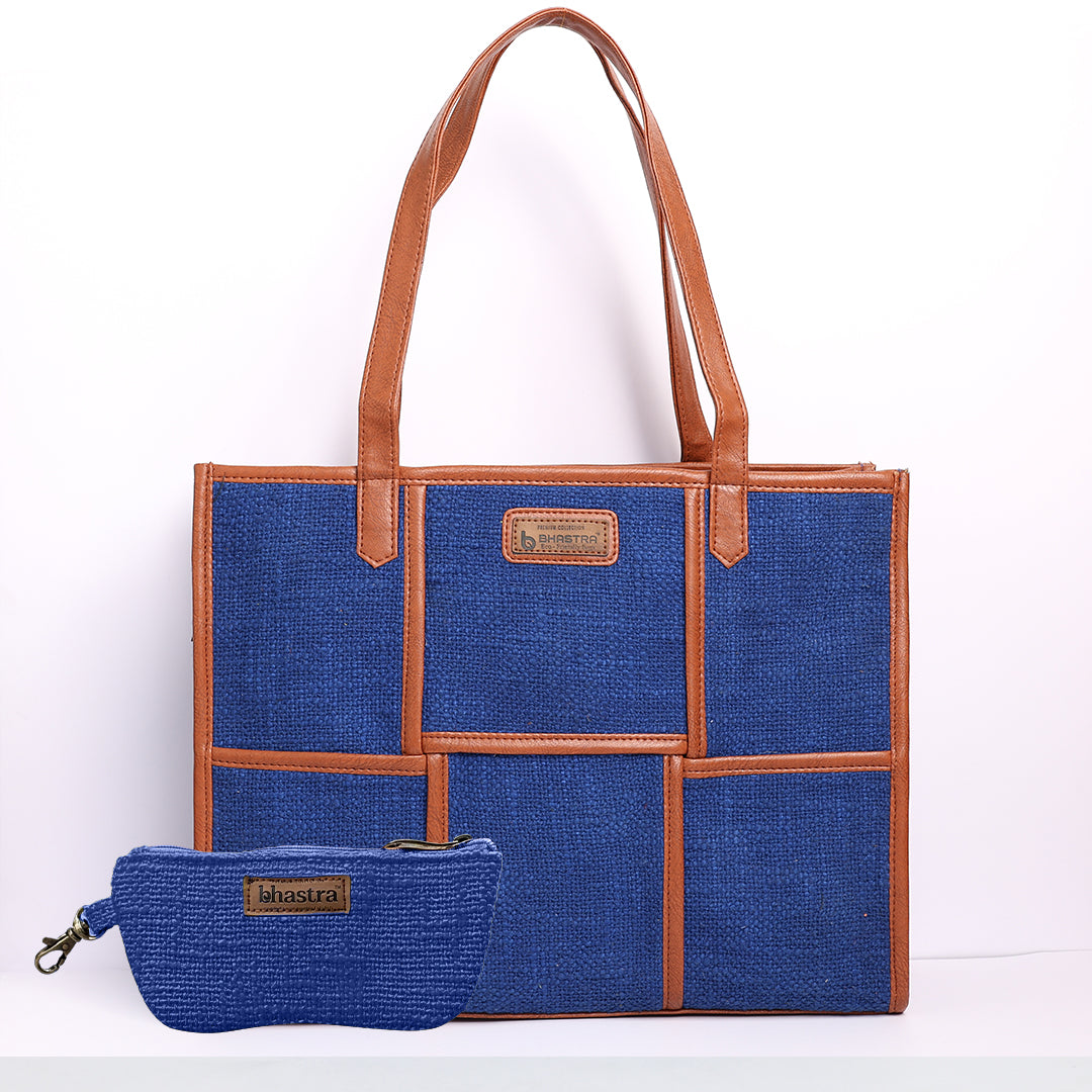 Indigo Ivy Tote Medium(Including Tote and Glass Case)