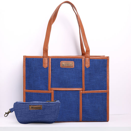 Indigo Ivy Tote Large(Including Tote and Glass Case)