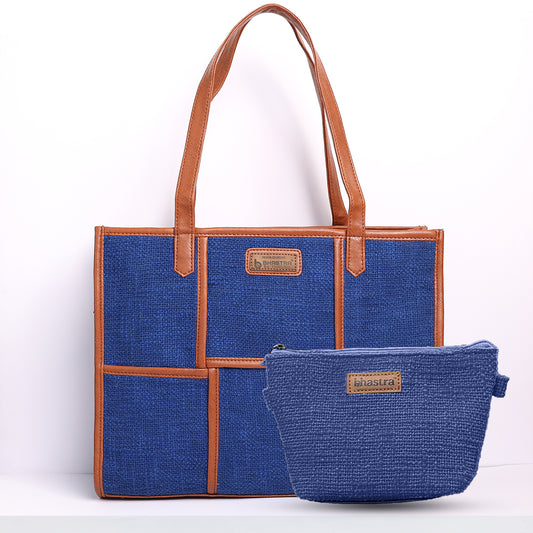 Indigo Ivy Tote Large(Including Tote and Vanity Pouch)