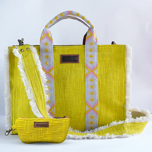 Lemoni Lenora Combo 3(Tote and glass case)