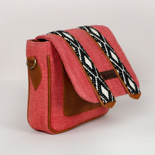 Coral Saddle sling bag