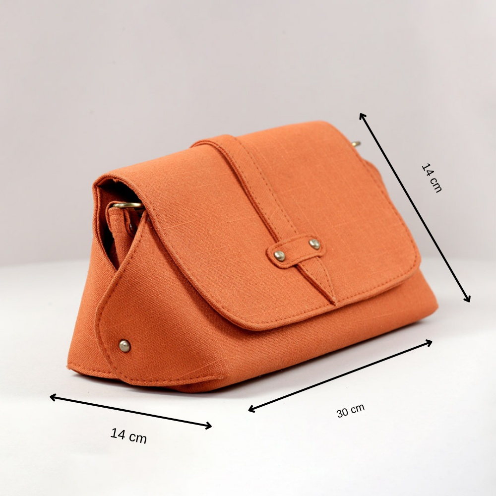 Rustic orange Amaira Sling Bag