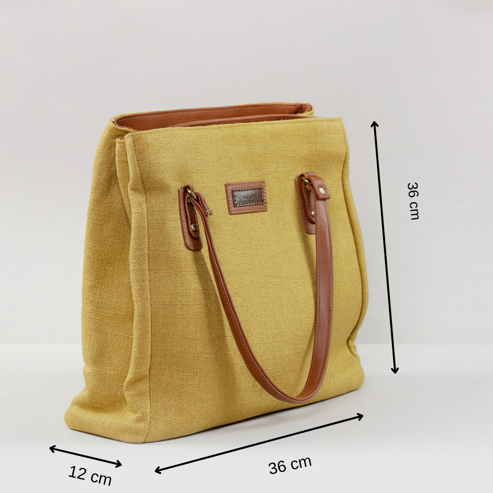 Dandelion Weave Three Pocket Tote Bag