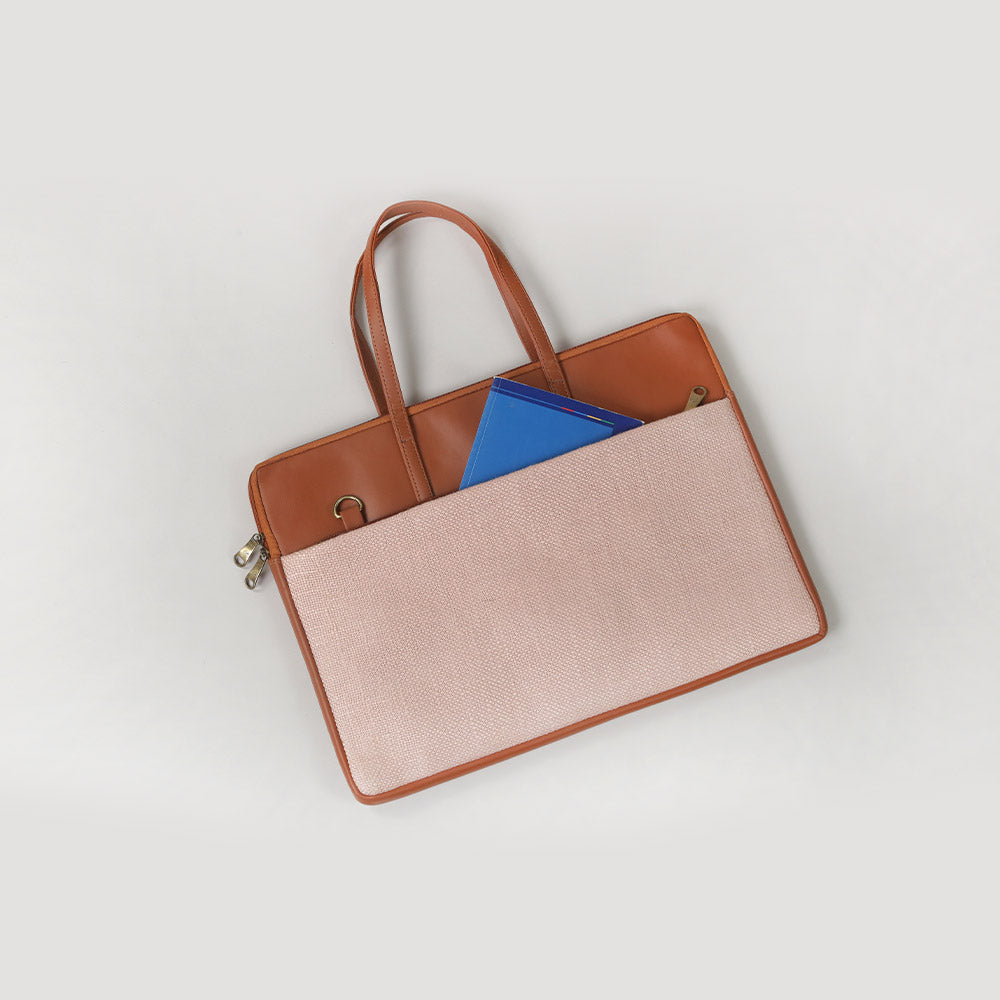 Rose gold Compact wonder Laptop Bag Bhastra Bags